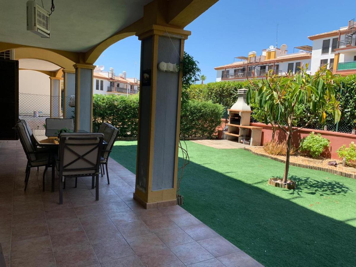 Apartamento Con Jardin Privado Y Acceso A Piscina Huelva Exteriör bild