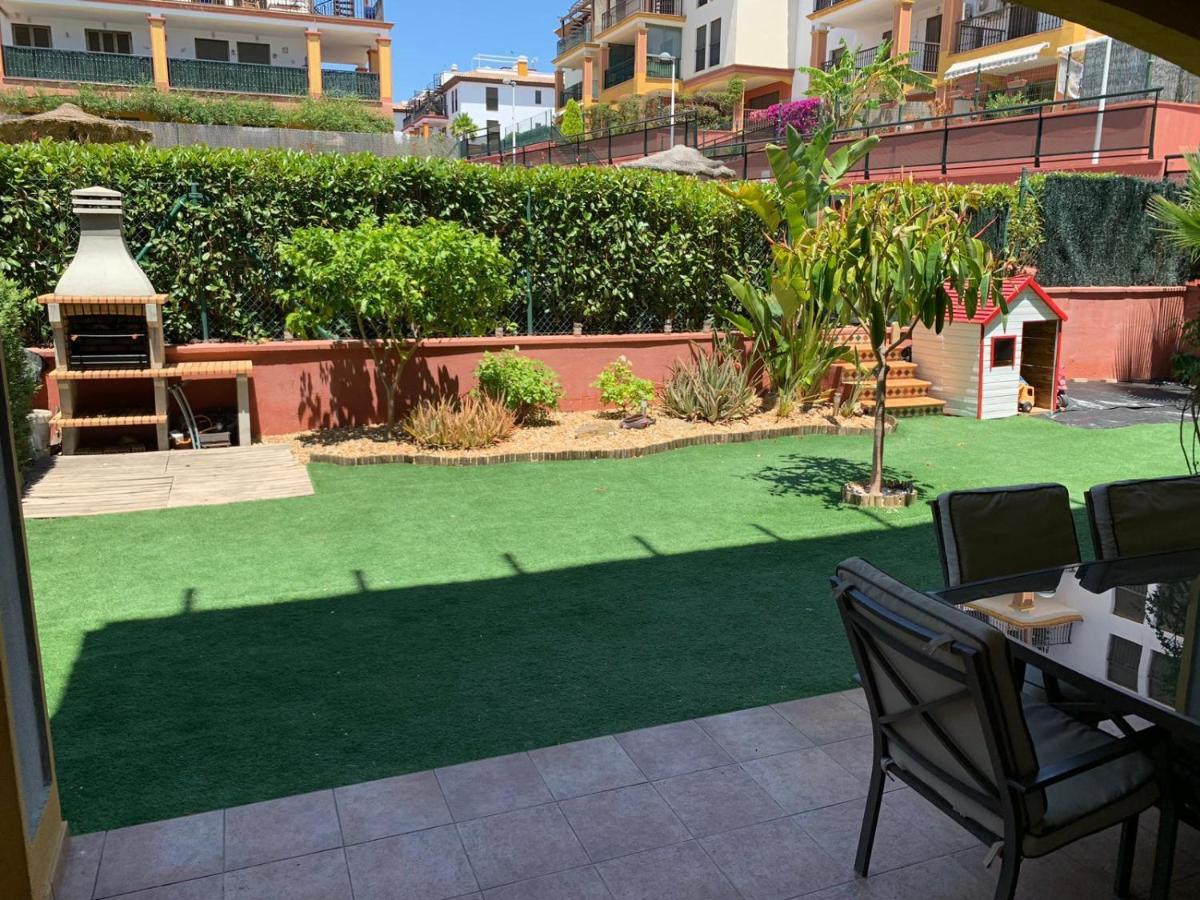 Apartamento Con Jardin Privado Y Acceso A Piscina Huelva Exteriör bild