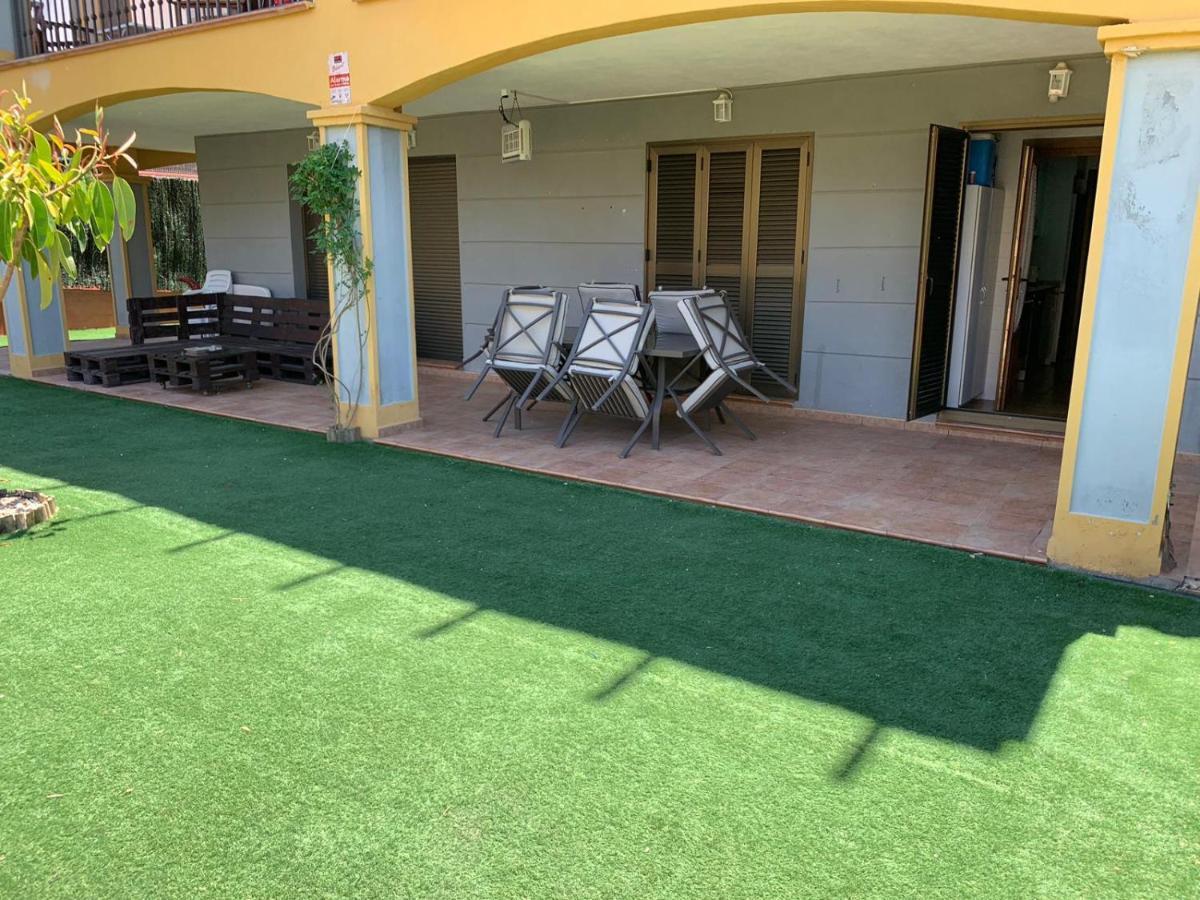 Apartamento Con Jardin Privado Y Acceso A Piscina Huelva Exteriör bild