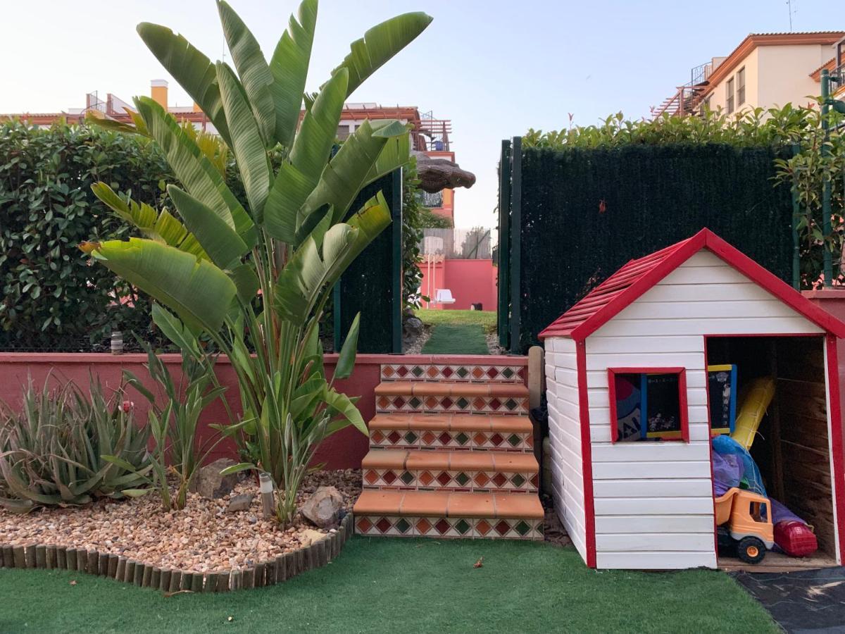 Apartamento Con Jardin Privado Y Acceso A Piscina Huelva Exteriör bild